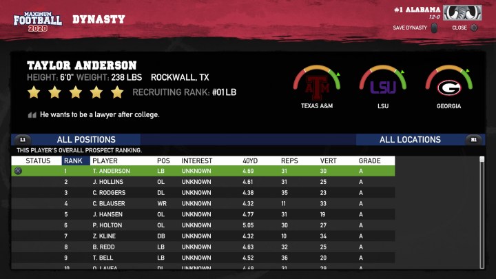 Maximum Football 2020 Screenshot 02