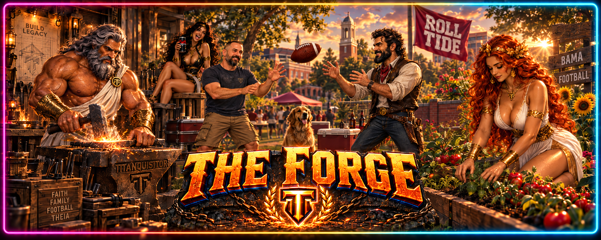 The Forge category header